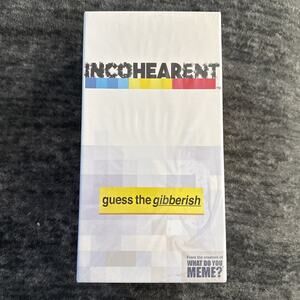 Incohearent Incoherent Adult Party Game - What Do You Meme New Game 2021